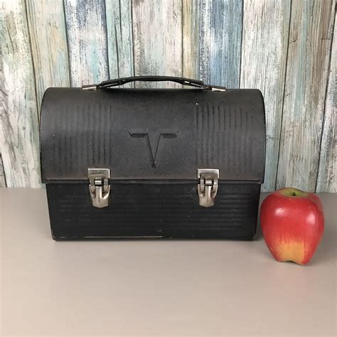 Vintage Metal Mans Lunch Box 